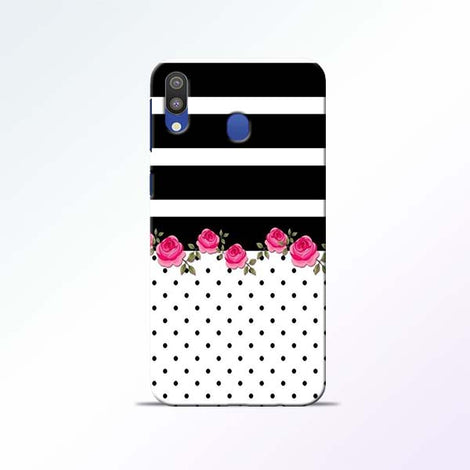 Black Dot Samsung Galaxy M20 Mobile Cases