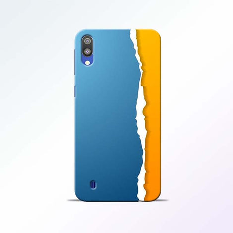 Blue Yellow Samsung Galaxy M10 Mobile Cases