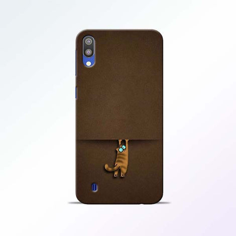 Cat Hang Samsung Galaxy M10 Mobile Cases