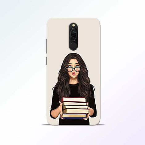 Exam Girl Redmi 8 Mobile Cases