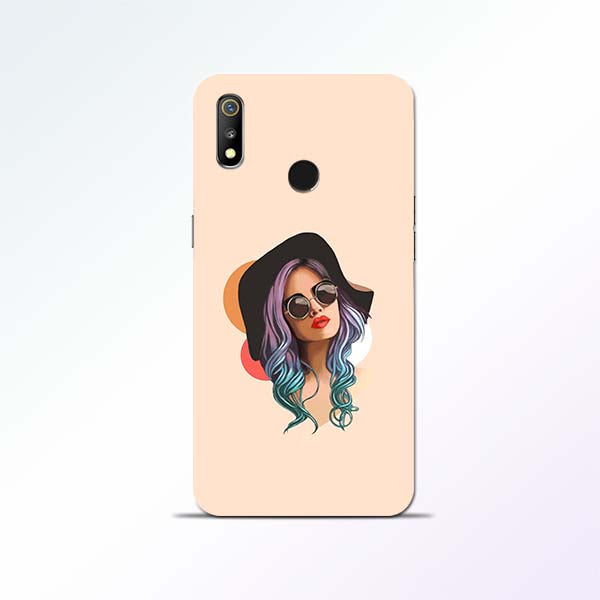 Girl Sketch Realme 3 Mobile Cases