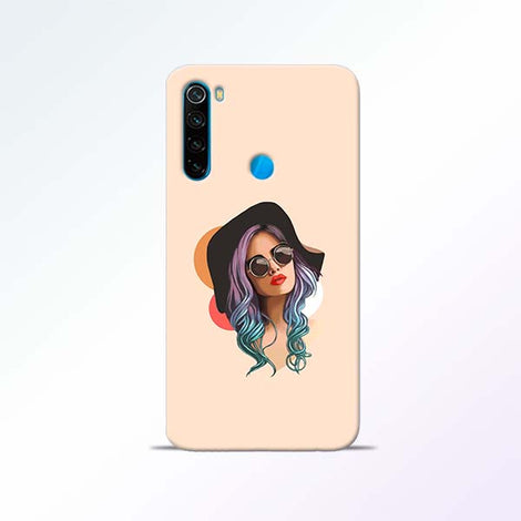 Girl Sketch Redmi Note 8 Mobile Cases