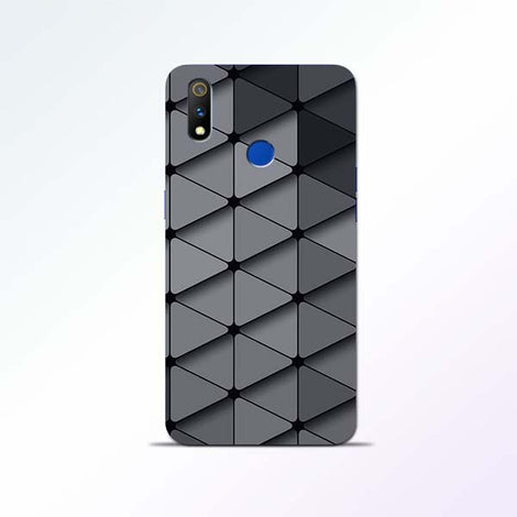 Grey Crystal Realme 3 Pro Mobile Cases