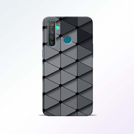 Grey Crystal Realme 5 Pro Mobile Cases