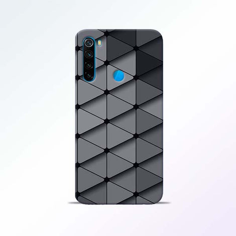 Grey Crystal Redmi Note 8 Mobile Cases