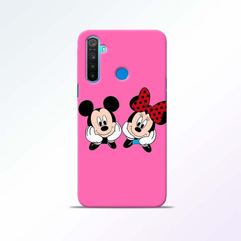 Pink Cartoon Realme 5 Mobile Cases