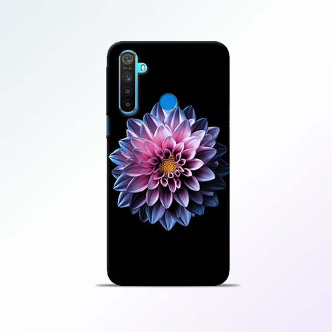 White Flower Realme 5 Mobile Cases