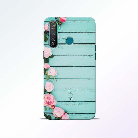 Wood Flower Realme 5 Pro Mobile Cases